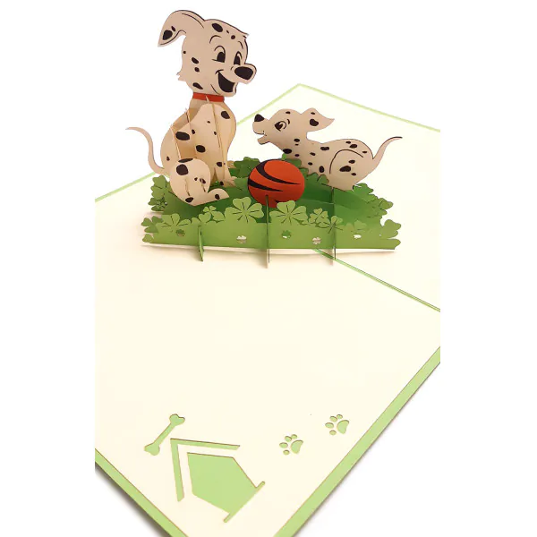 3D üdvözlőlap – Dalmata