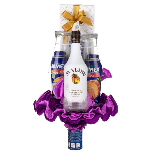 Ajándékcsokor – Malibu Piña Colada Cocktail Set