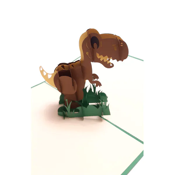 3D üdvözlőlap – Dinoszaurusz