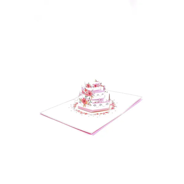 3D üdvözlőlap – Torta