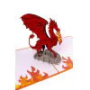 3D üdvözlőlap – Sárkány