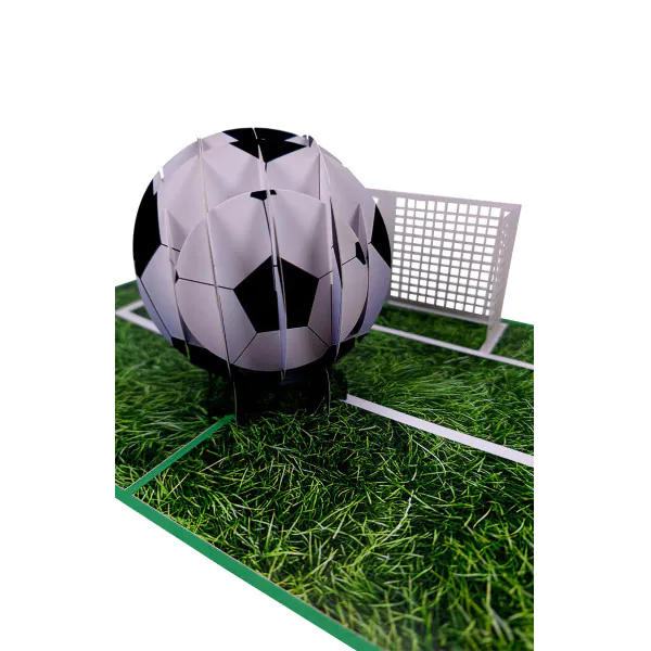 3D üdvözlőlap – Focilabda
