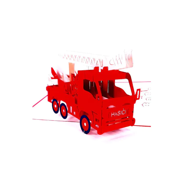 3D üdvözlőlap – Tűzoltók