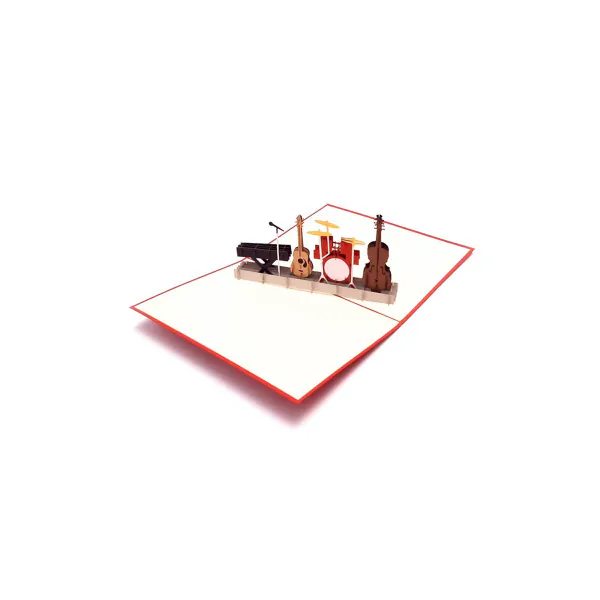 3D üdvözlőlap – Hangszerek