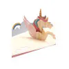 3D üdvözlőlap – Egyszarvú