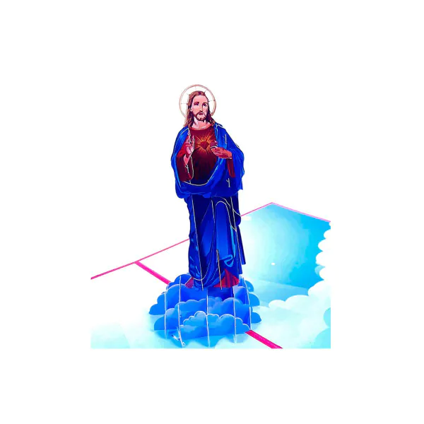3D üdvözlőlap – Jézus Krisztus
