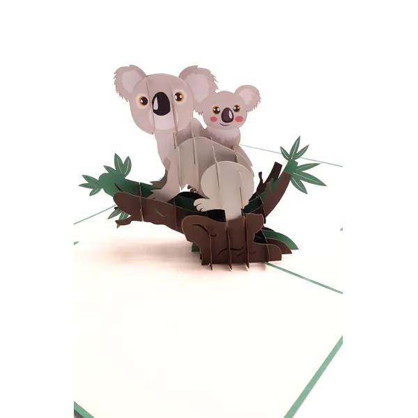 3D üdvözlőlap – Koala