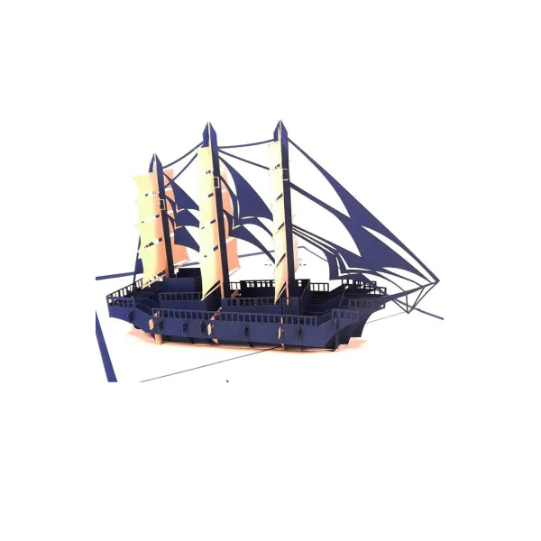 3D üdvözlőlap – Királyi vitorlás