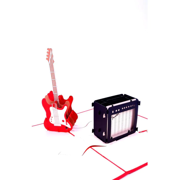3D üdvözlőlap – Gitár