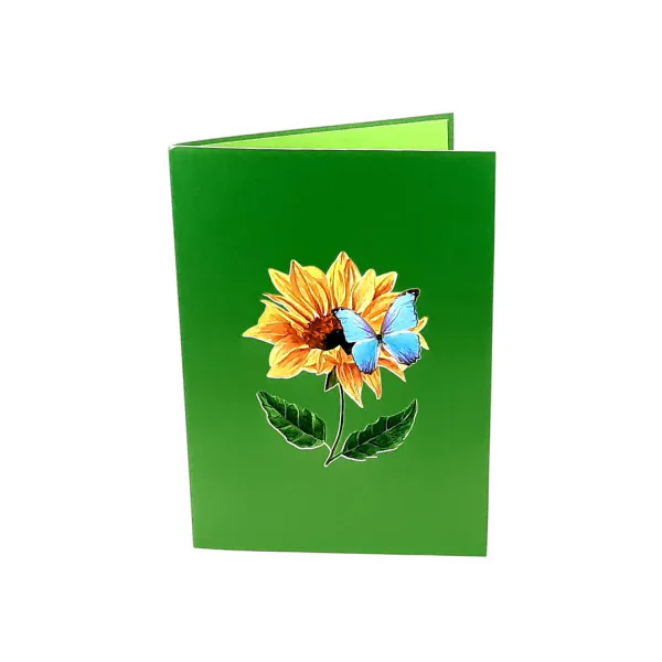 motyl_na_slunecnici_front.jpg 3D üdvözlőlap – Pillangó a napraforgón