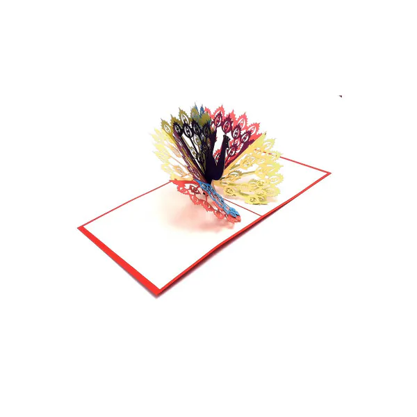 3D üdvözlőlap – Páva 2