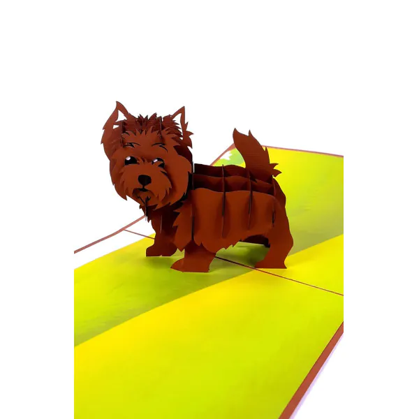 3D üdvözlőlap – Kutyus