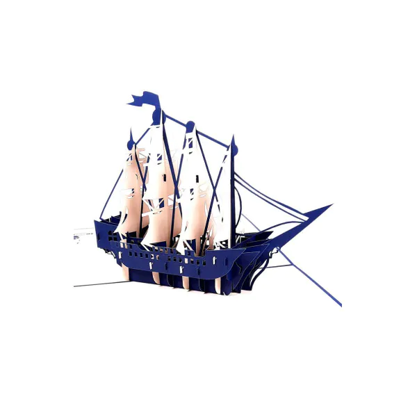 3D üdvözlőlap – Vitorlás