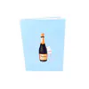3D üdvözlőlap – Champagne
