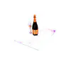 3D üdvözlőlap – Champagne