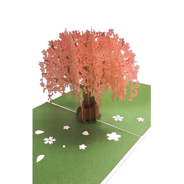 3D üdvözlőlap – Szerencsefa
