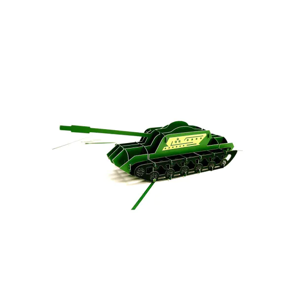 3D üdvözlőlap – Tank