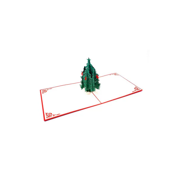 3D üdvözlőlap – Karácsonyfa
