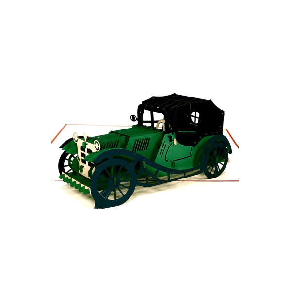 3D üdvözlőlap – Oldtimer