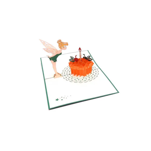 3D üdvözlőlap – Tündér