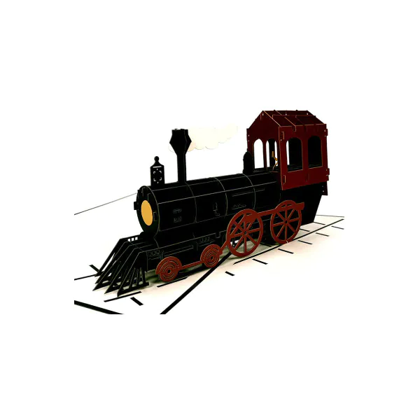 3D üdvözlőlap – Vonat