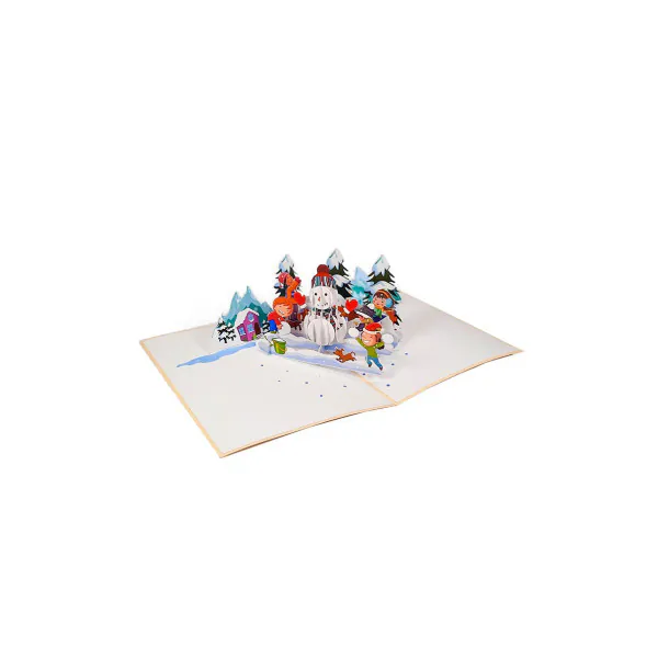 3D üdvözlőlap – Téli örömök