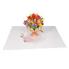 3D přání Kytice tulipánů 3D üdvözlőlap – Tulipáncsokor